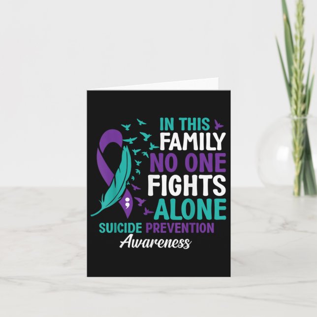 Suicide Prevention Awareness Week 2022 Support Rib Card (Front)