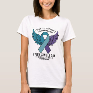 Suicide Prevention Awareness Week I Wear Teal And T-Shirt