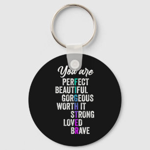 Suicide Prevention Awareness Week Motivational Ins Key Ring