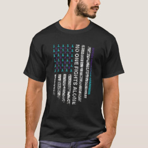Suicide Prevention Awareness Week Ribbon American T-Shirt