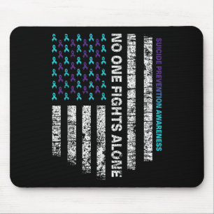 Suicide Prevention Awareness Week Shirt Ribbon Ame Mouse Pad