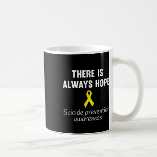Suicide Prevention Awareness Yellow Ribbon T Shirt Coffee Mug
