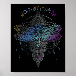 Suicide Prevention Awareness Your Life Matters Dra Poster