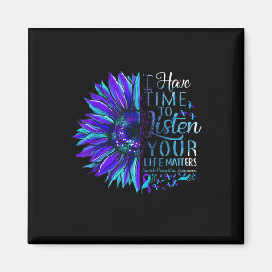 Suicide Prevention Awareness Your Life S Sunflower Magnet