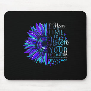 Suicide Prevention Awareness Your Life S Sunflower Mouse Pad