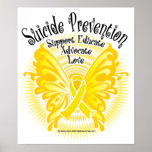 Suicide Prevention Butterfly 3 Poster