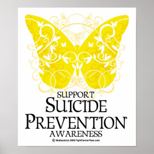 Suicide Prevention Butterfly Poster