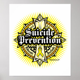 Suicide Prevention Celtic Cross Poster