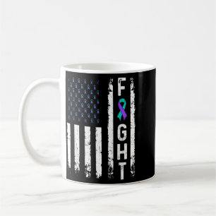 Suicide Prevention Flag Fight Mental Health Coffee Mug