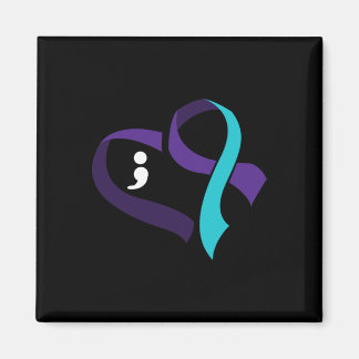 Suicide Prevention Heart Semicolon Mental Health A Magnet