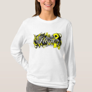 Suicide Prevention Hope Garden Ribbon T-Shirt