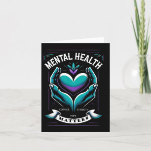 Suicide Prevention Mental Health Advocate Card