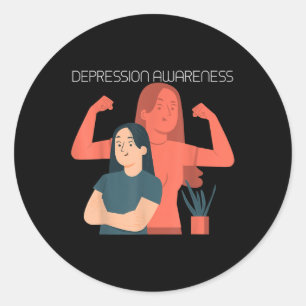 Suicide Prevention - Mental Health Awareness 1 Classic Round Sticker