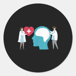 Suicide Prevention - Mental Health Awareness 8  Classic Round Sticker