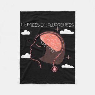 Suicide Prevention - Mental Health Awareness 9 Fleece Blanket