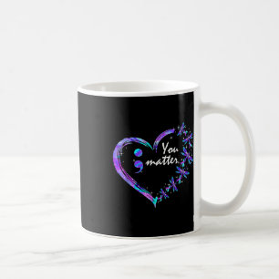Suicide Prevention Mental Health Awareness Heart T Coffee Mug