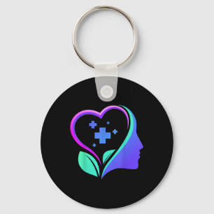 Suicide Prevention - Mental Health Awareness  Key Ring