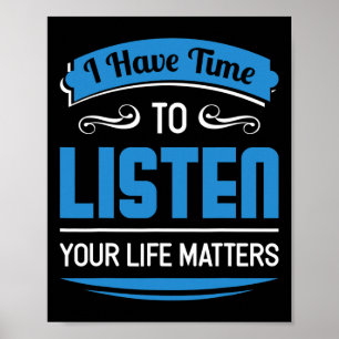Suicide Prevention Mental Health Counsellor And De Poster