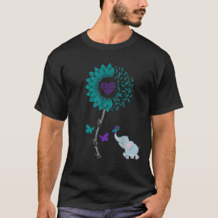 Suicide Prevention Mental Health Sunflower T-Shirt