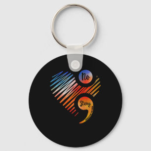 Suicide Prevention No Story Should End Too Soon Se Key Ring