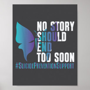 Suicide Prevention Not Too Soon _ I For Suprters Poster