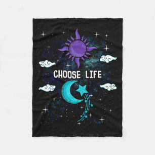 Suicide Prevention Shirt Semicolon Sun And Moon Fleece Blanket