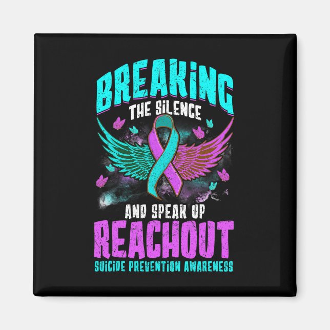 Suicide Prevention Suicide Awareness Ribbon  Magnet (Front)