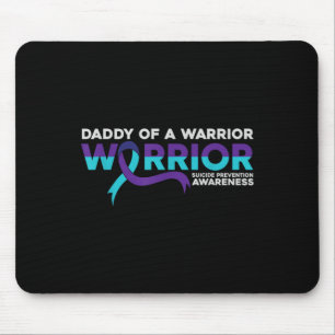 Suicide Prevention Teal Purple Awareness Daddy Of Mouse Pad