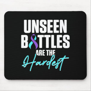 Suicide Prevention Warrior Mental Health Awareness Mouse Pad
