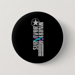 Suicide Prevention Warrior_ Survivor - Military-st 6 Cm Round Badge