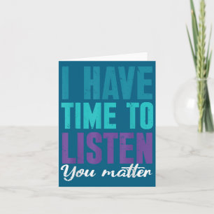 Suicide Prevention You _ I For Suprters  Card