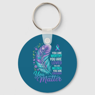 Suicide Prevention You Mental Health Awareness Wom Key Ring