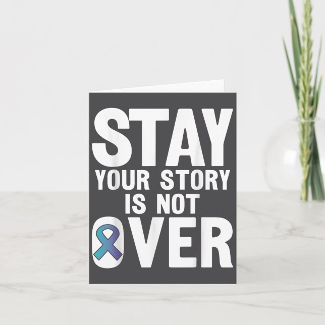 Suicide Prevention Your Story _ I For Suprters  Card (Front)