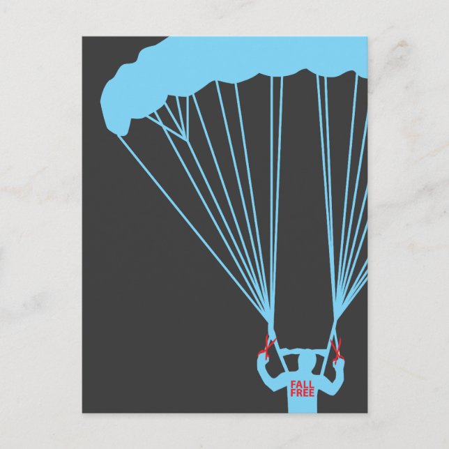 suicide skydive postcard (Front)