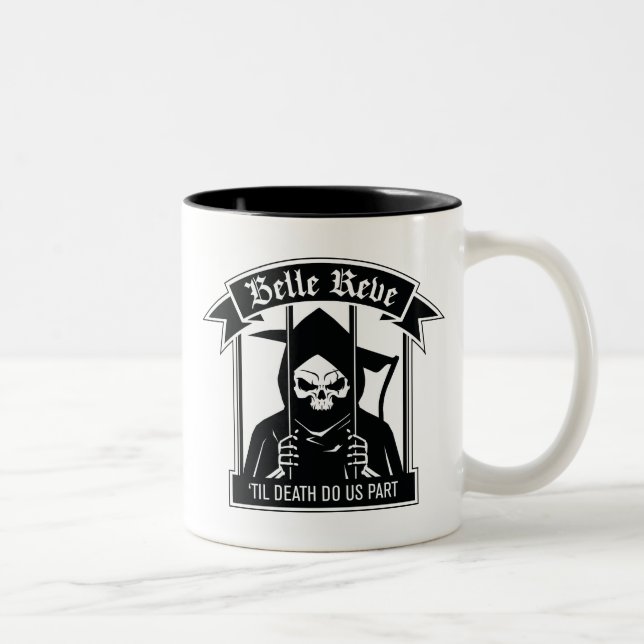 Suicide Squad | Belle Reve Reaper Graphic Two-Tone Coffee Mug (Right)