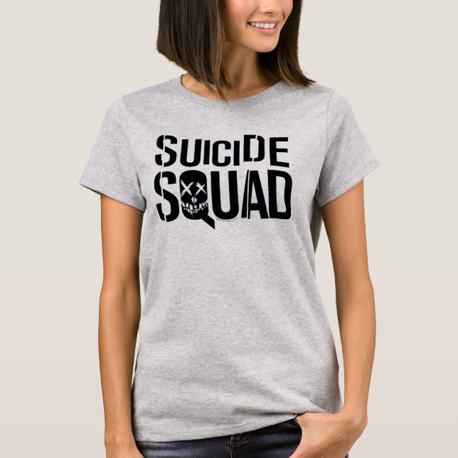 Suicide Squad | Black Logo T-Shirt (Front)