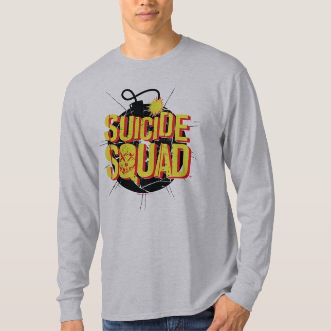 Suicide Squad | Bomb Logo 3 T-Shirt (Front)