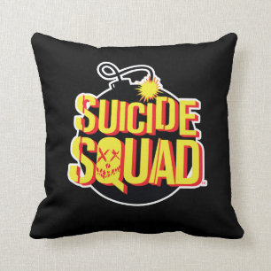 Suicide Squad   Bomb Logo Cushion