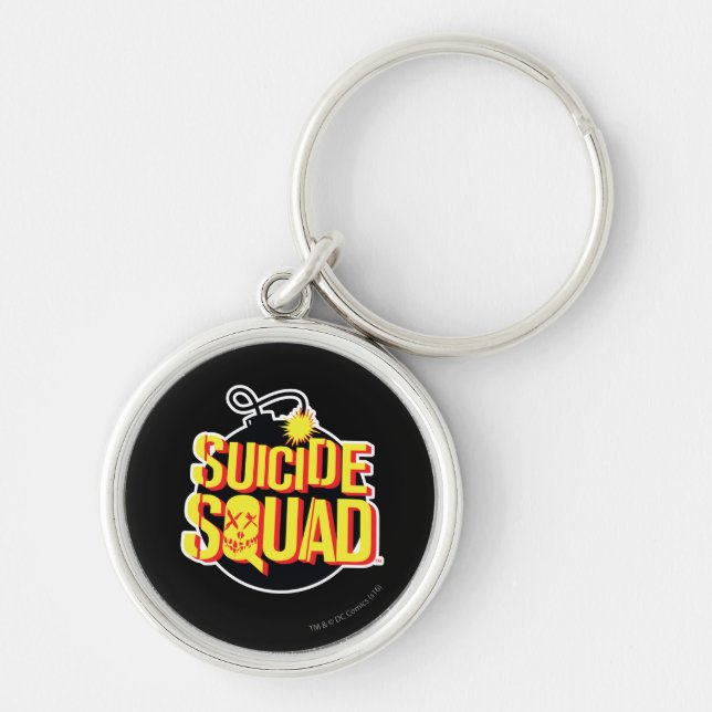 Suicide Squad | Bomb Logo Key Ring (Front)