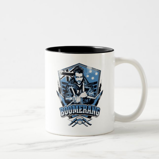 Suicide Squad | Boomerang Badge Two-Tone Coffee Mug (Right)