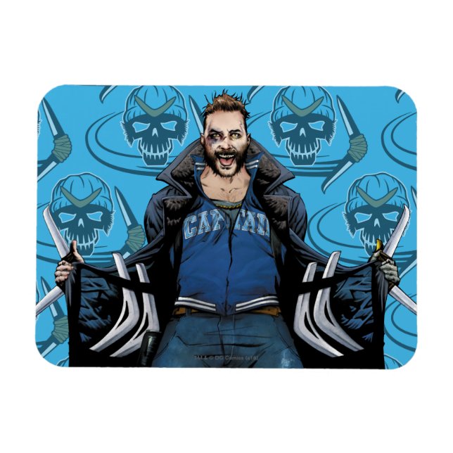 Suicide Squad | Boomerang Comic Book Art Magnet (Horizontal)