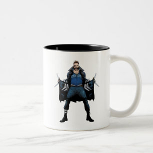 Suicide Squad   Boomerang Comic Book Art Two-Tone Coffee Mug