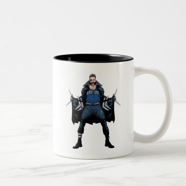 Suicide Squad | Boomerang Comic Book Art Two-Tone Coffee Mug (Right)