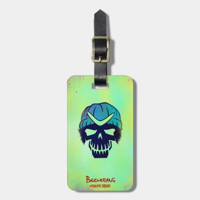 Suicide Squad | Boomerang Head Icon Luggage Tag (Front Vertical)