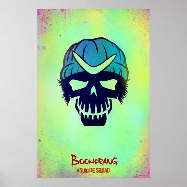 Suicide Squad | Boomerang Head Icon Poster (Front)