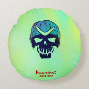 Suicide Squad   Boomerang Head Icon Round Cushion
