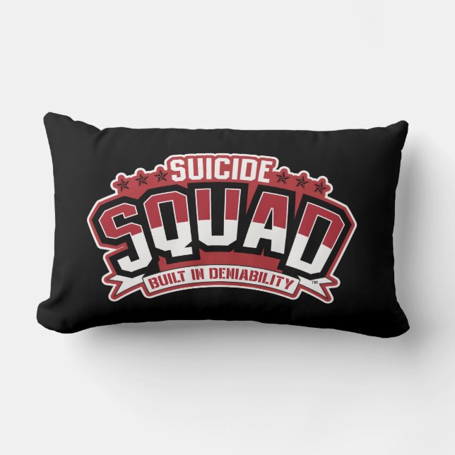 Suicide Squad | Built In Deniability Lumbar Cushion (Front)