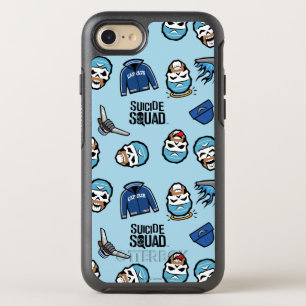 Suicide Squad   Captain Boomerang Emoji Pattern OtterBox Symmetry iPhone 8/7 Case