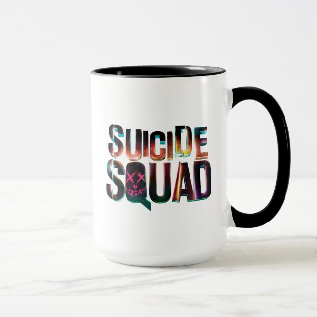 Suicide Squad | Colourful Glow Logo Mug (Right)