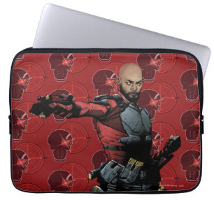Suicide Squad   Deadshot Comic Book Art Laptop Sleeve